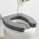 Weiche Toilettensitzerhöhung 5cm, wasserdichtes WC-Sitzkissen aus hochdichtem Schaumstoff, universelle Sitzerhöhung für Senioren & nach Hüft-OP, bequeme Aufstehhilfe