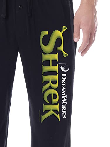 DreamWorks Shrek Men's Movie Film Title Logo Character Sleep Pajama Pants2