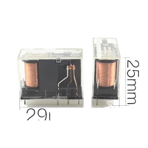 Relé PCB 12V de 8 pines y 5A con conmutación DPDT para circuitos de control 5