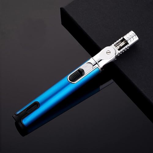 Encendedor cocina antorcha flexible llama ajustable azul miniatura 1