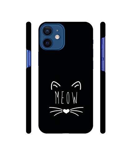 Image of Amazon Brand - Solimo Designer Meow 3D Printed Hard Back Case Mobile Cover for Apple iPhone 12 Mini
