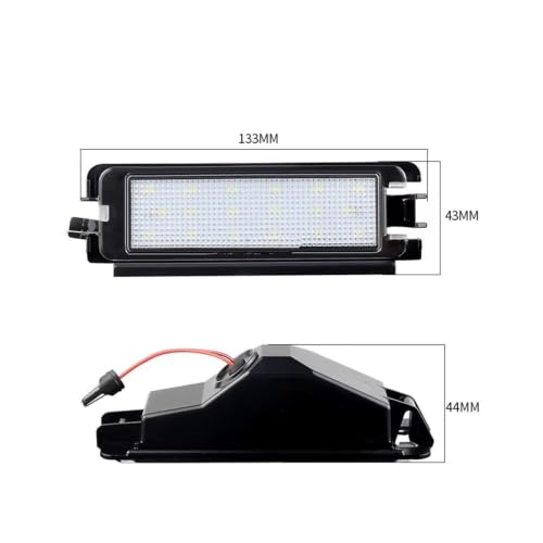 Luces de matrícula Dacia Sandero II y lámpara trasera 3