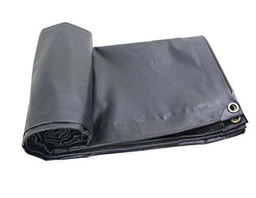 Bâche de Tente Ripstop Toile antipluie bâche Noire occultante Pluie Toile Toile Pare-Soleil auvent auvent Pare Soleil, différentes Tailles (Size : 10m*10m) Cover