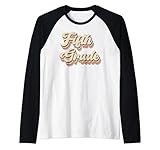 retro 5th grade teacher vintage graphic fifth grade teacher maglia con maniche raglan