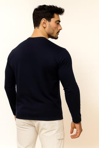 Image of JUARI BE A GENTLEMAN Men's Regular Fit Printed Full Sleeve T-Shirt