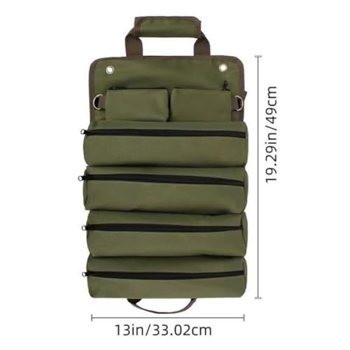Sac à outils multifonctionnel avec poches zippées de rangement - 3