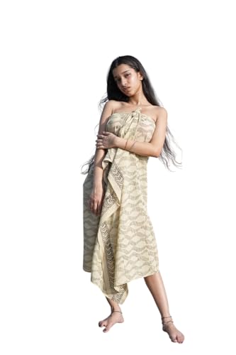 Block Print Pareo – Indian Cotton Sarong for Beach Days Personalized Photo Sarong Wrap – Custom Face Beach Cover-Up