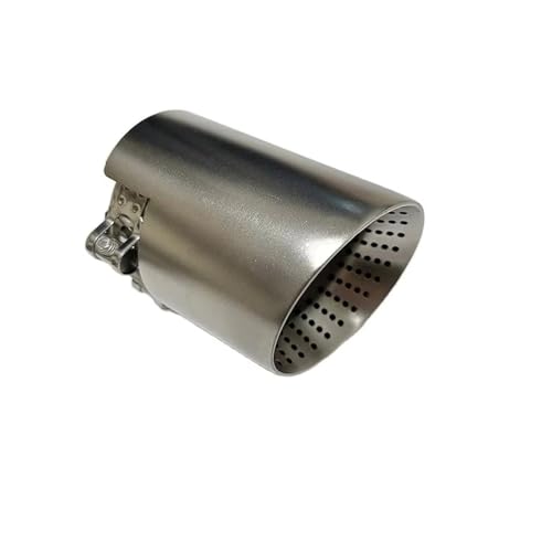 Cola de escape de 114mm en acero inoxidable para mejorar el flujo del motor