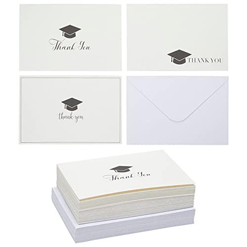 Graduation Thank You Greeting Cards With White Envelopes (4X6 In, 36 Pack) #TOP6