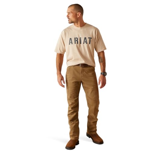 Image of ARIAT Men's Rebar Cotton Strong Block