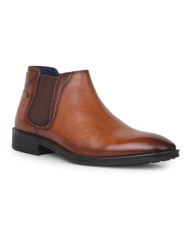 Image of Bata Men's Formal Boot Shoes - Tan