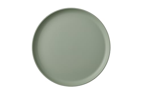 Mepal - Assiette plate Silueta - Lavable au lave-vaisselle et résistant au micro-ondes - Assiettes en plastique - Assiettes plates - Vaisselle - 26 cm - Nordic sage