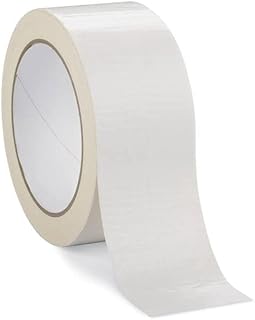 Duct Tape Waterproof Gaffer Tape - Super Sticky Gaffa Strong Tape Heavy Duty Adhesive Cloth Tape, High Strength And Duct Adhesive Cloth Repair Duct Tape 48MMx10M (WHITE)