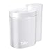 Hanomes 260ml Mini Luftbefeuchter，Transparent USB Luftbefeuchter für Babys, Zimmer, Büros, Yoga,Innenraum des Autos Geschenk