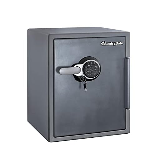 SentrySafe SFW205GQC Fireproof Safe and Waterproof Safe with Dial Combination 2.05 Cubic Feet Gray/Black