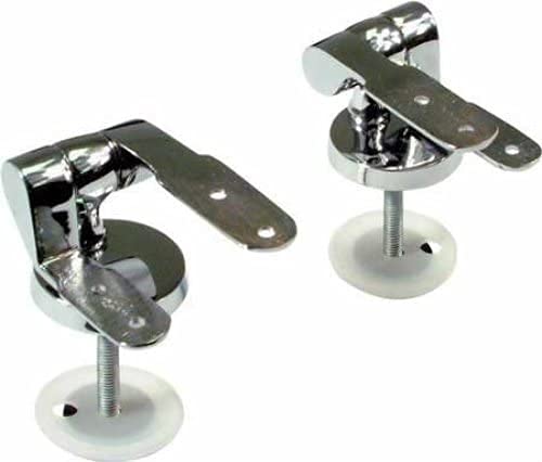 Marco Paul Top Fixing Toilet Seat Fittings Stainless Steel Chrome Universal Toilet Seat Fittings Toilet Seat Hinges Rust Resistant Replacement Fixing Ideal Standard Toilet Seat Fittings and Fixtures
