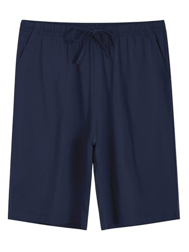 Image of Latuza Women's Knee Length Pajama Shorts Cotton Knit Bermuda Sleep Shorts