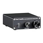 Fosi Audio M04 Subwoofer Amplifier for Home Theater Mono Channel Digital Class D Integrated Power Amp for Passive Speakers Subwoofer Rated 100W MAX