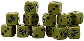 US Marine Corps D6 Dice (16)
