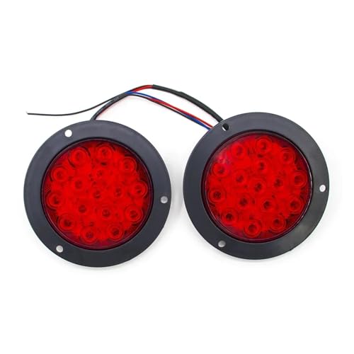Feu clignotant de course et stop arrière rond multi-usage pour camion