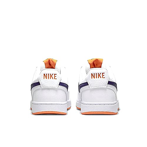 Image of Nike Court Vision LO NBA-White /Electro Purple-Light CURRY-DM1187-103-8UK