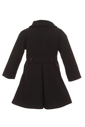 iGirlDress Coat Long Sleeve Button Pocket Long Winter Coat Outerwear3