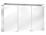 keuco royal l1 aufputz-spiegelschrank mit 2 türen und 2 schubkästen Seitenverspiegelung, KEUCO Keuco Spiegelschrank ROYAL L1 1300x742x150mm silber-gebeizt-eloxiert