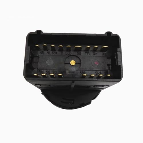 Interruptor de faro con botón resistente para lámpara antiniebla de coche 8E0941531A A4 3