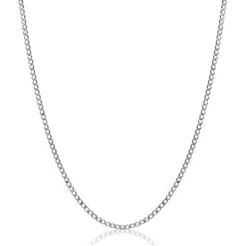 Chaîne cubain gourmette argent massif pour votre style quotidien
