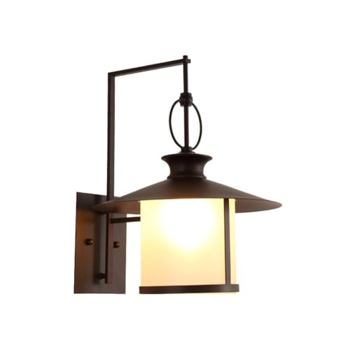 Applique extérieure rétro en fonte de style européen pour balcon chic