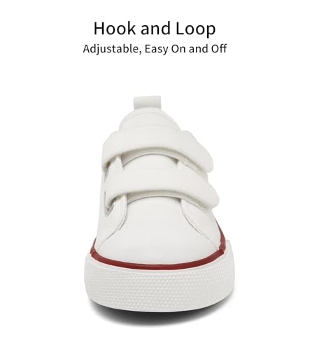 Image of Toddler Little Kid Cushioned Canvas Shoes Slip On Sneakers Soft and Durable