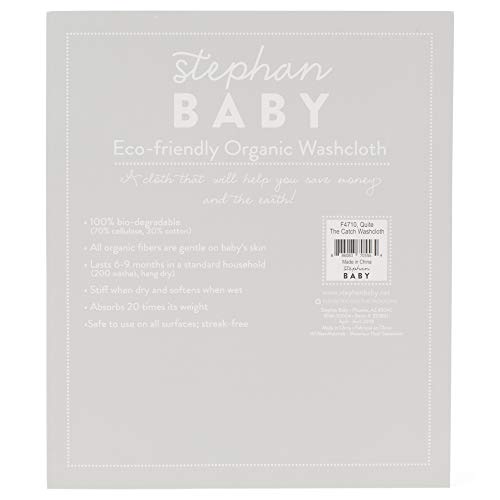 Image of Stephan Baby Silly Sayings Reusable Cellulose Wash Cloth, Quite The Catch