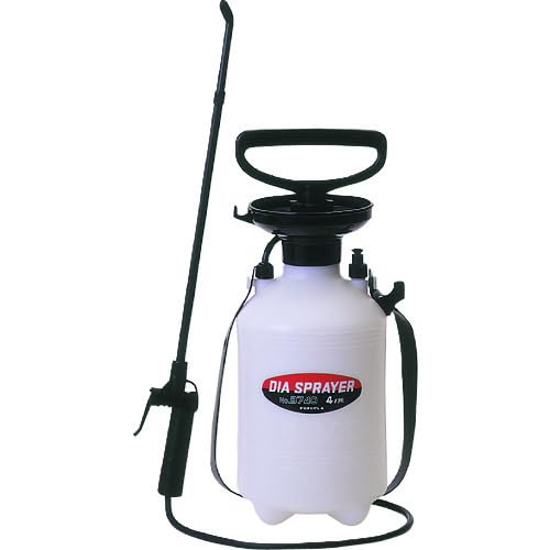 フルプラ ダイヤスプレー No.8740 プレッシャー式噴霧器 4L 単頭式 エンプラ製ショートノズル付(45cm) 1枚目