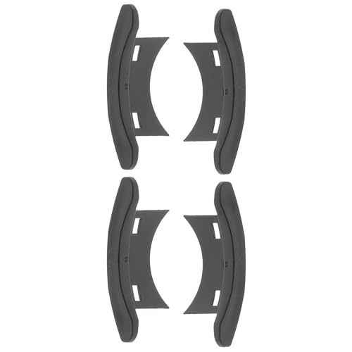 cyclingcolors 4x Embout guidage de lame de volet roulant en PVC noir Coulisse Maintien Treuil Fenêtre Store Ouverture Fermeture Tablier, pour lame alu de 55 x 13mm et 14mm