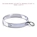 Edgy Unisex Fashion Chokers with O Ring - Polish Shinning Stainless Steel Punk Choker Collars Necklace for Modern Look