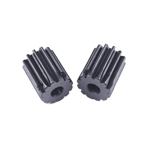Spur Gear Pinion 1M 10/11/12/13 Teeth Mod 1 Bore 4mm/5mm 45# Steel Major Gear(6.35mm,6pc 1M12 Teeth)