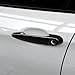 DLOVEG Exterior Door Handle Cover Compatible for BMW 118i 120i 320i 323i 328i 335i 435i 440i Accessories Door Handle Protector Trim Golssy Black