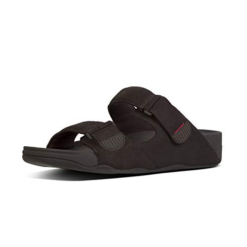Image of FitFlop Men's Gogh Moc Slide Leather Sandal
