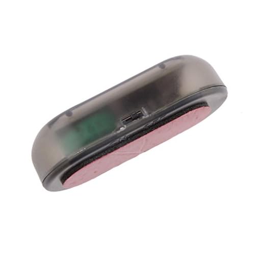Alarma de Coche Solar LED Advertencia del Sistema de Protección Contra la Luz Roja Parpadeante Robo de Flash