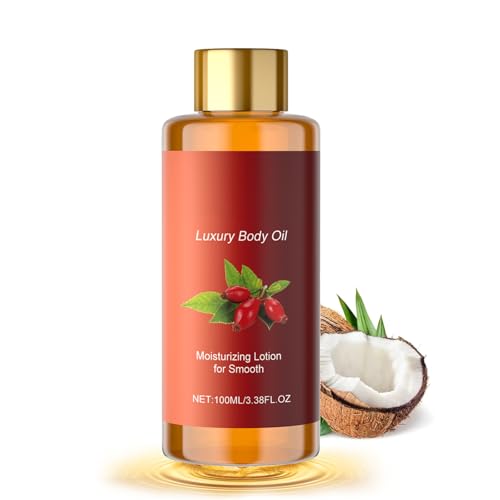 Glow Remedy Oil Skin Tightening & Firming Body Oil for Women - Magic Luxury Glow Oil with Organic Coconut, Pure Honey & Rosehip, Non-Greasy Daily Moisturizer for Radiant Smooth Skin, 100ml
