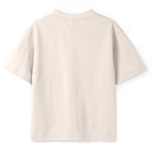 Image of Alan Jones Clothing Boys Solid Relaxed Fit Cotton T-Shirt