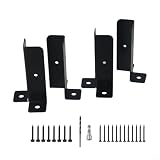 Supports d'ancrage réglables pour poteau de terrasse, support de clôture en fer pour pergola et réparation de colonnes en bois, sabot de poteau en métal épais pour sol en béton, jardin