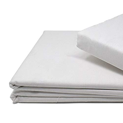 Image of BD Weaves 250 TC Cotton Blend White Flat Bedsheet for Single Bed | 70% Cotton 30% Polyester | Soft, Breathable & Durable Single Bed Sheet | Easy Care Bedding for Home, Hostel, Hotel & Daily Use