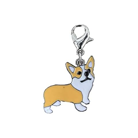 Moplusea Corgi Keychain, Corgi Gifts For Corgi Lovers, Welsh Corgi Keyring Charm For Women Girls (ZKC05 Small Corgi) Cover