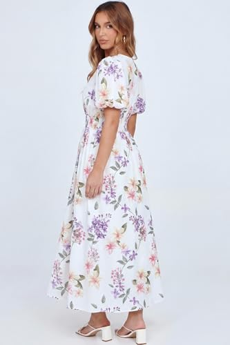 Image of Maxigerui Women's Summer Floral Maxi Dress Spring Wedding Guest Dress 2026