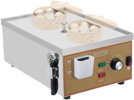 Commercial Electric Steamer with Constant Temperature Control, Independent Water Supply & Alarm, Ideal for Restaurants