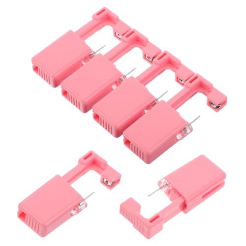 Baluue Portable Piercing Kit 6 Pcs Self Ear Piercing with Earring Studs Safe and Comfortable for Men Women