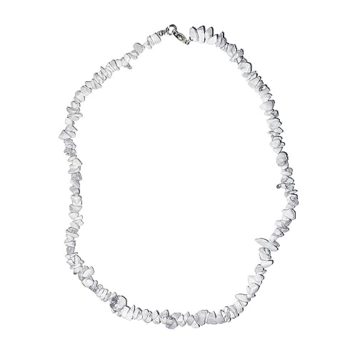 Collier Howlite baroque 45 cm pour sublimer votre style