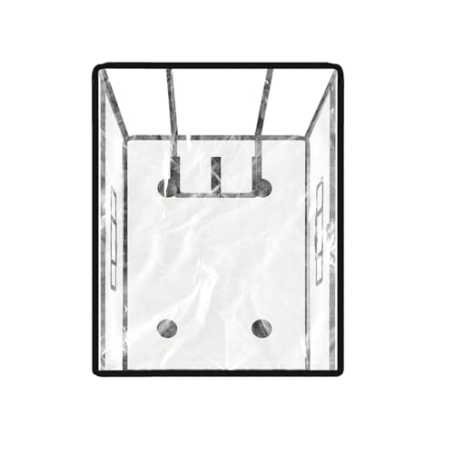 Image of 30 inch Suitcase Cover Protector Water-Dust-Scratch Proof PVC Clear Zippered for Trolley Luggage Bag Cover for Large Soft /Nylon Suitcase (69 x 52 x 36 cm)