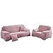 Dianshao Universelle Elastische Enge Verpackung Vollbezug Stoff Gebürstet Sofabezug Sofakissen Sofabezug Handtuch Rosa Dreisitziges Sofa